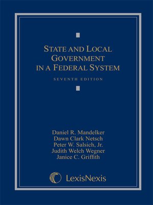 cover image of State and Local Government in a Federal System